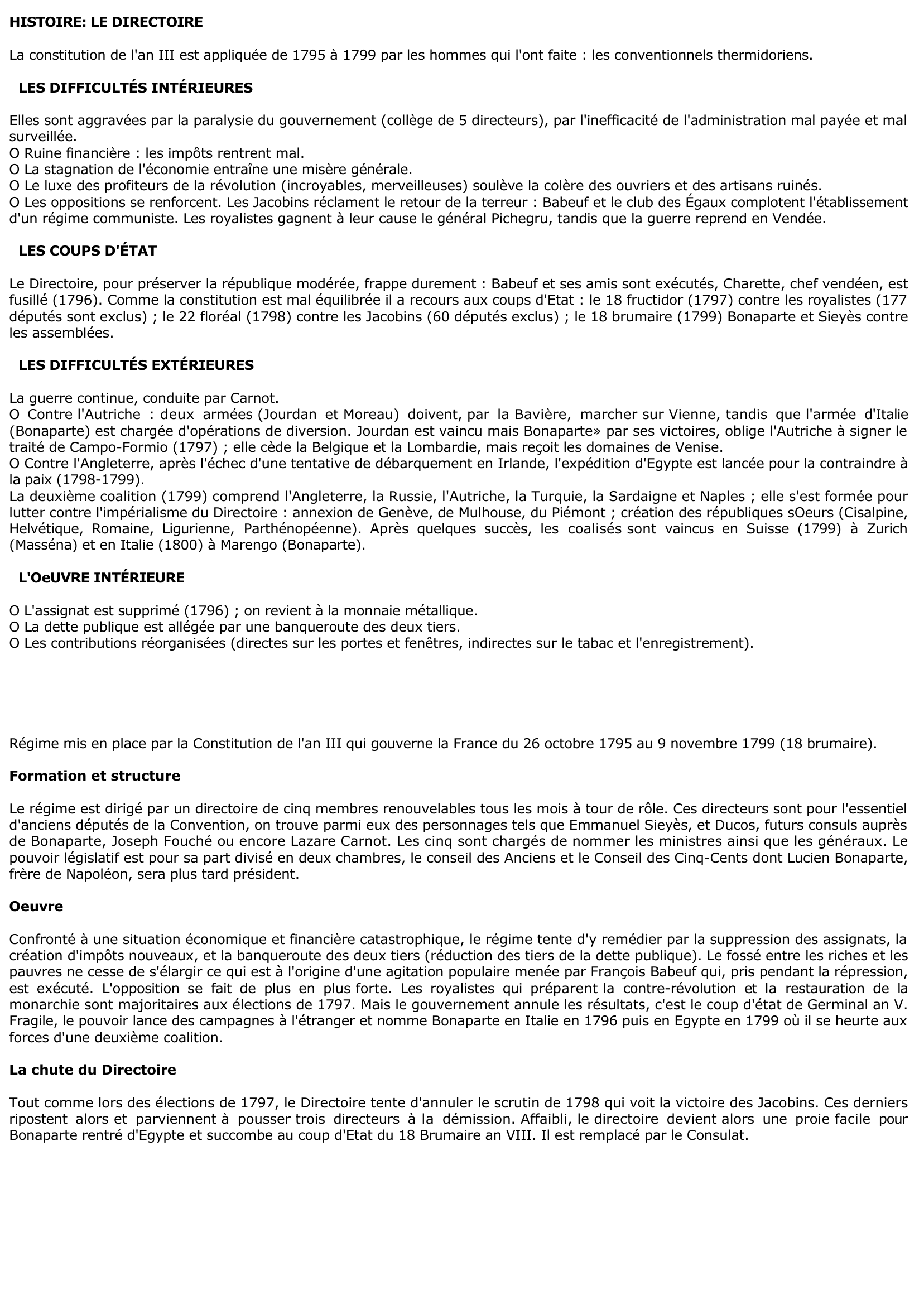 Prévisualisation du document LE DIRECTOIRE