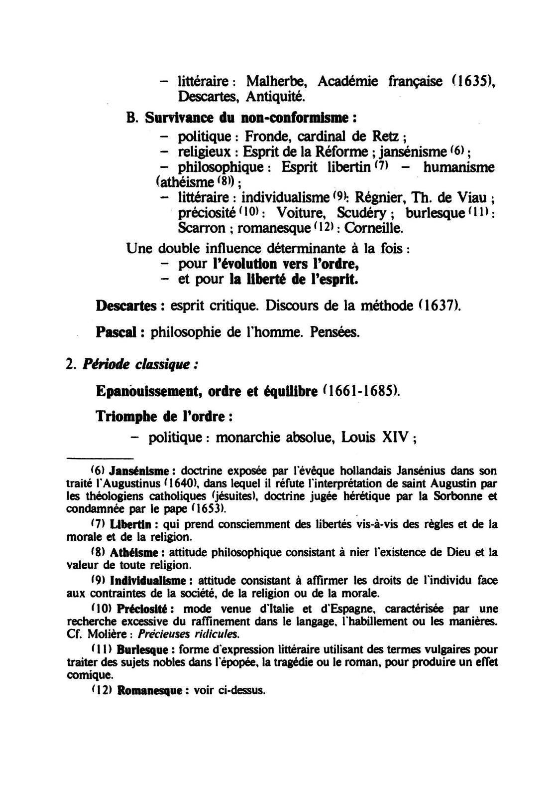 Prévisualisation du document LE DIX-SEPTIÈME SIÈCLE SIÈCLE DU CLASSICISME D'Henri IV (1600) à la monarchie décadente (1700) - LITTERATURE