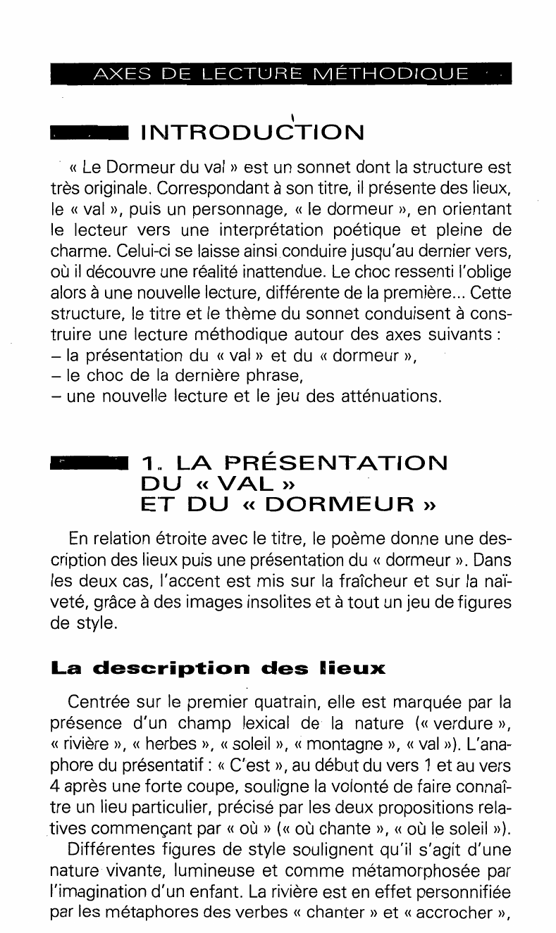 Prévisualisation du document « Le Dormeur du val » Poésies (1870) RIMBAUD