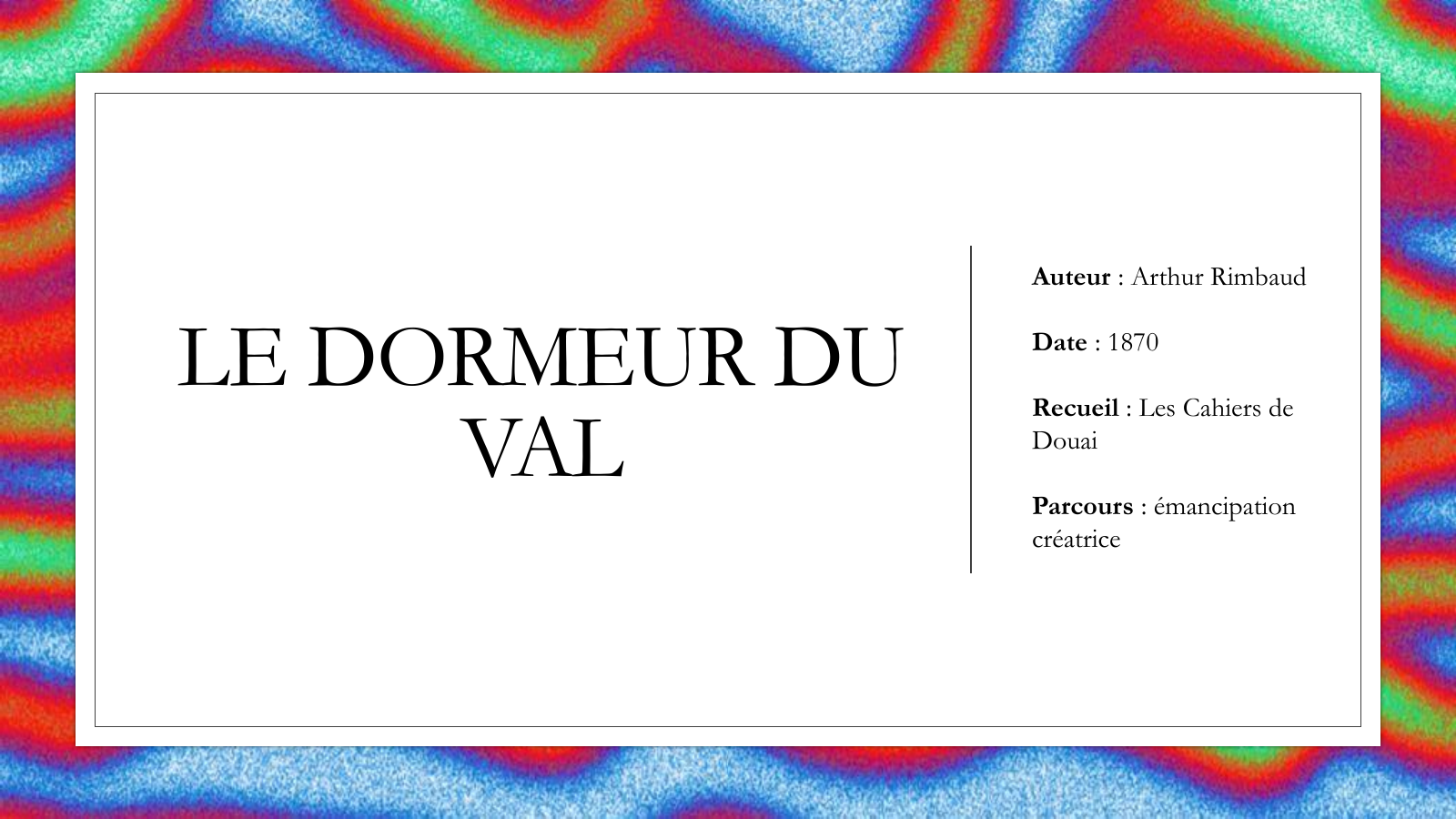 Prévisualisation du document Le dormeur du val Rimbaud