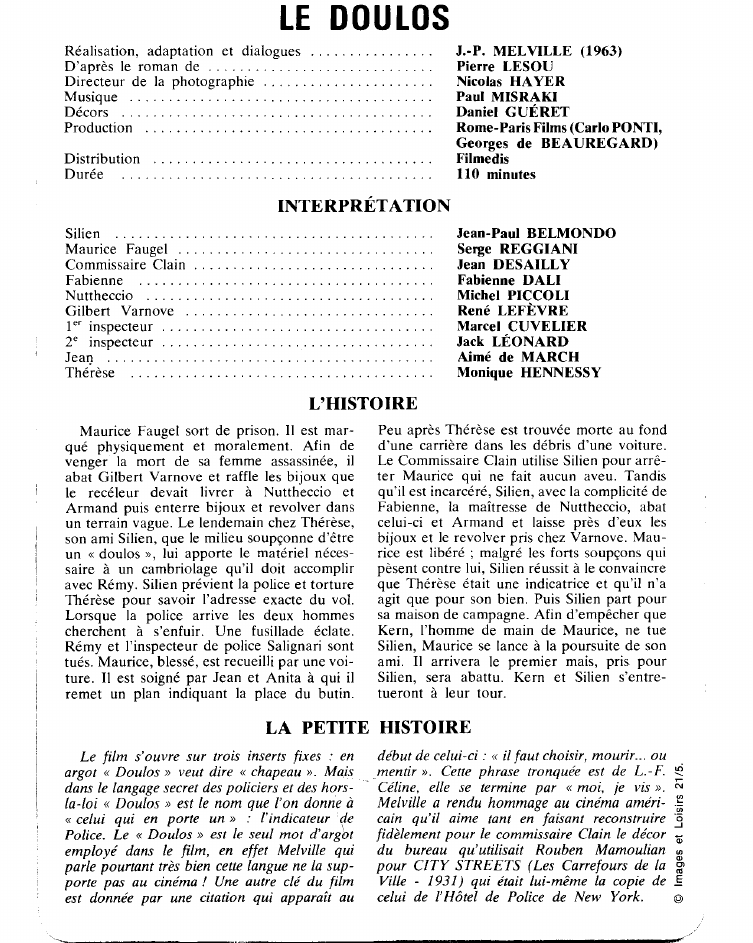 Prévisualisation du document LE DOULOS