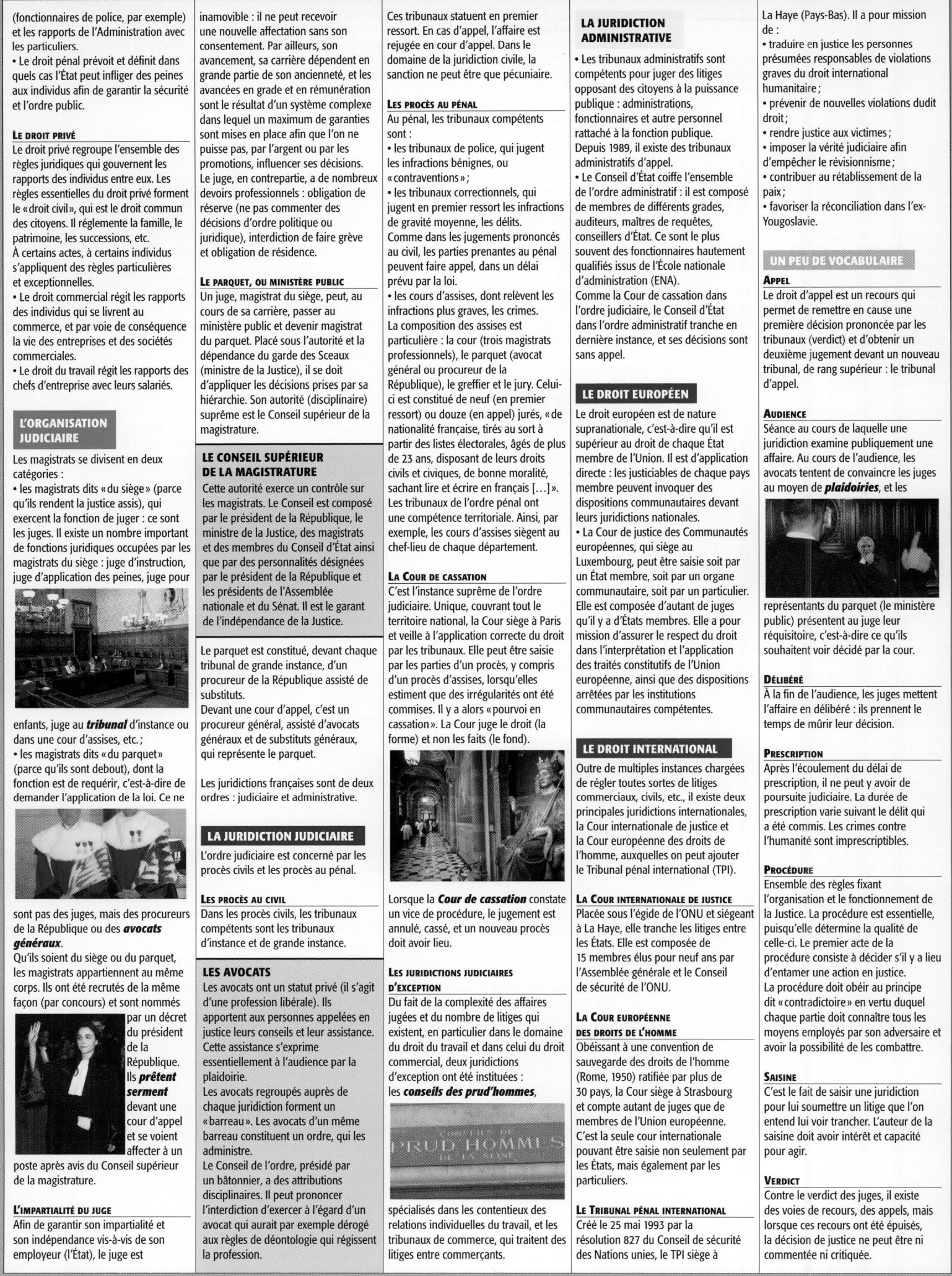 Prévisualisation du document Le droit et la justice