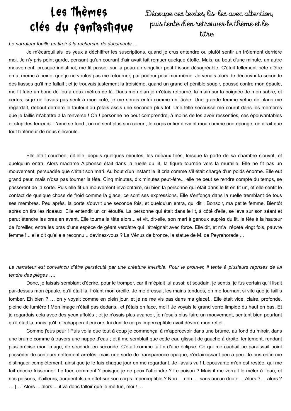 Prévisualisation du document le fantastique