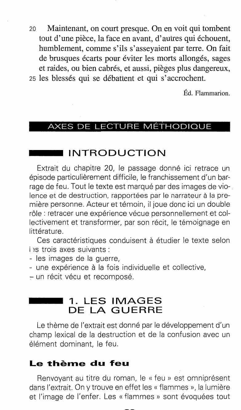 Prévisualisation du document Le Feu (1916) BARBUSSE