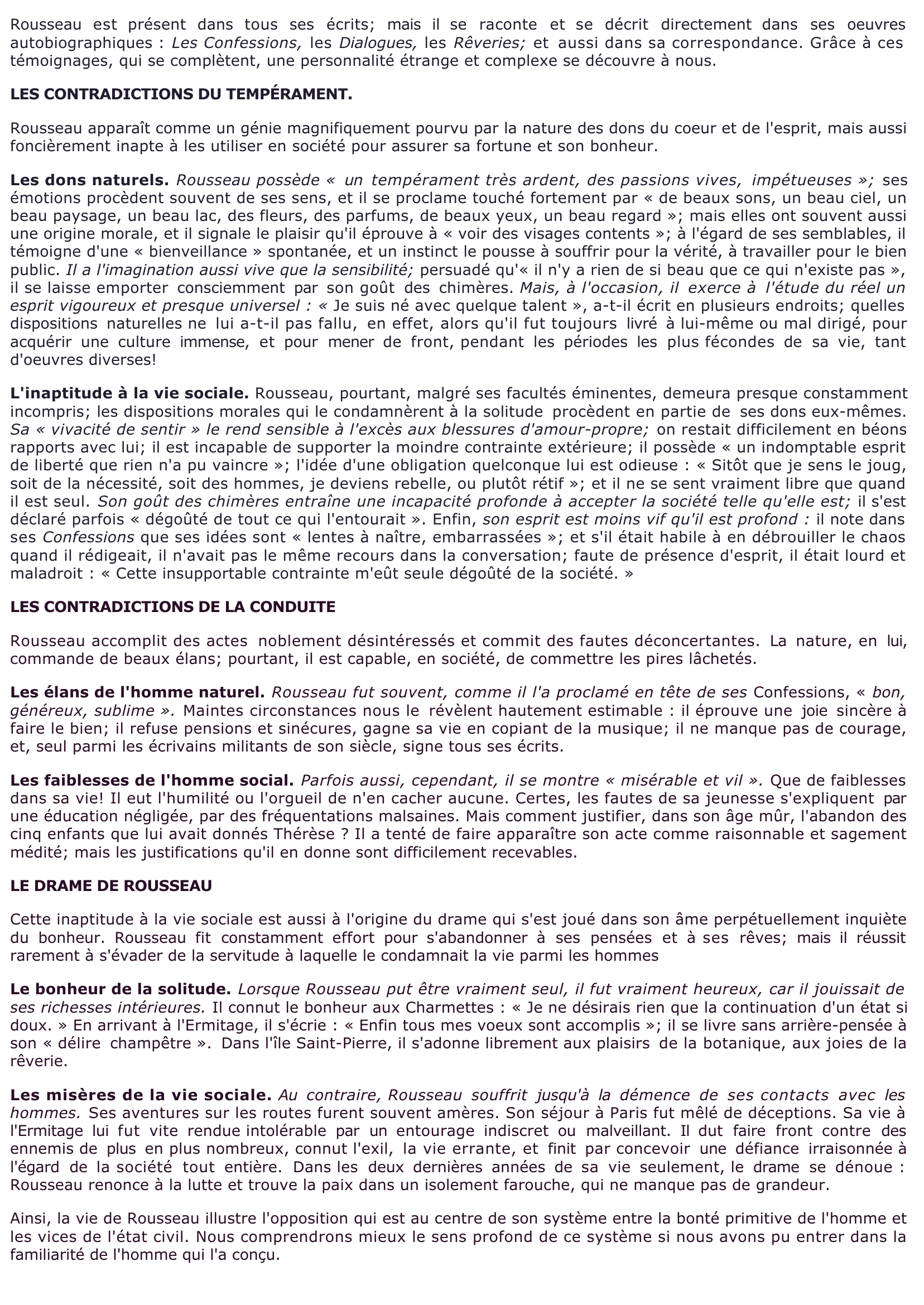 Prévisualisation du document LE GÉNIE DE ROUSSEAU