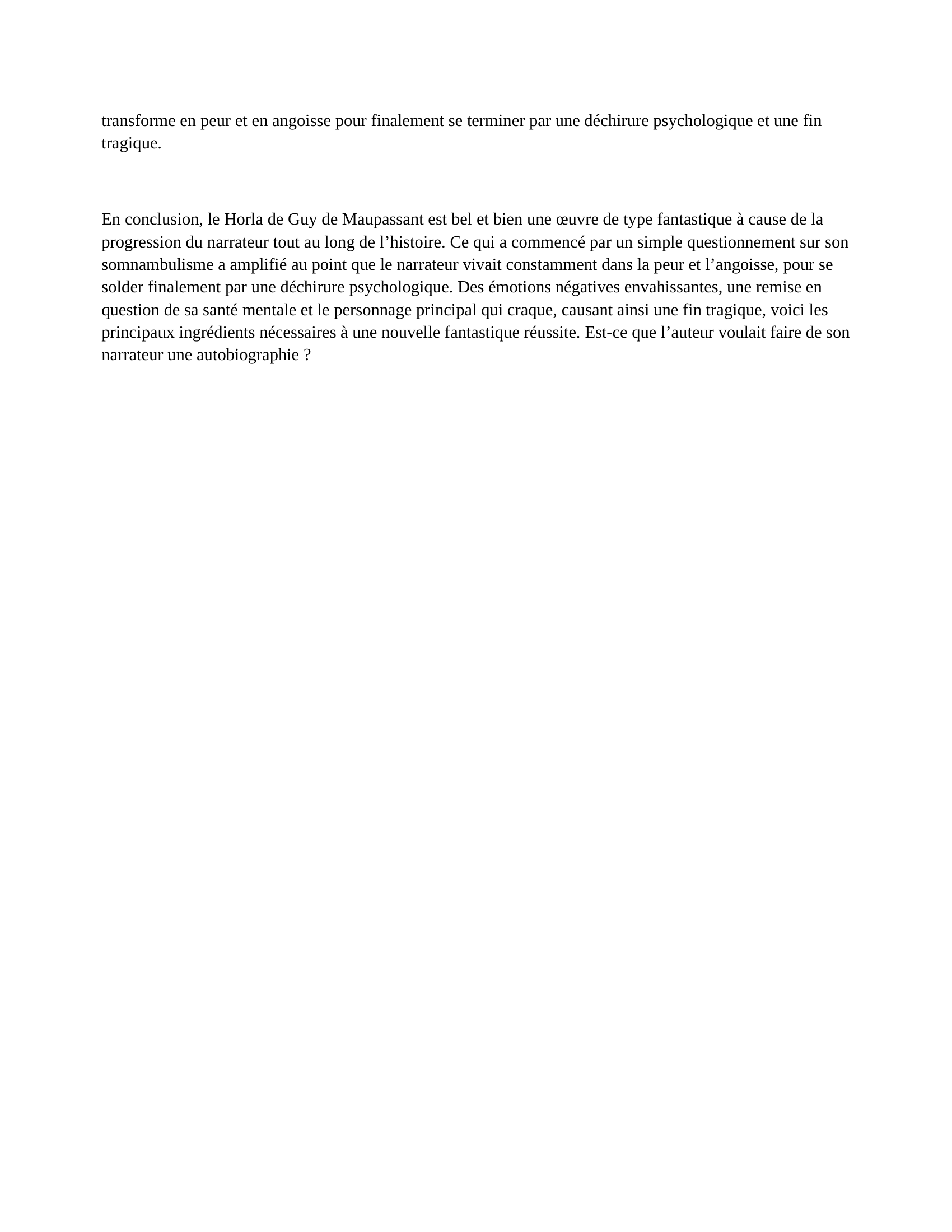 Prévisualisation du document Le Horla