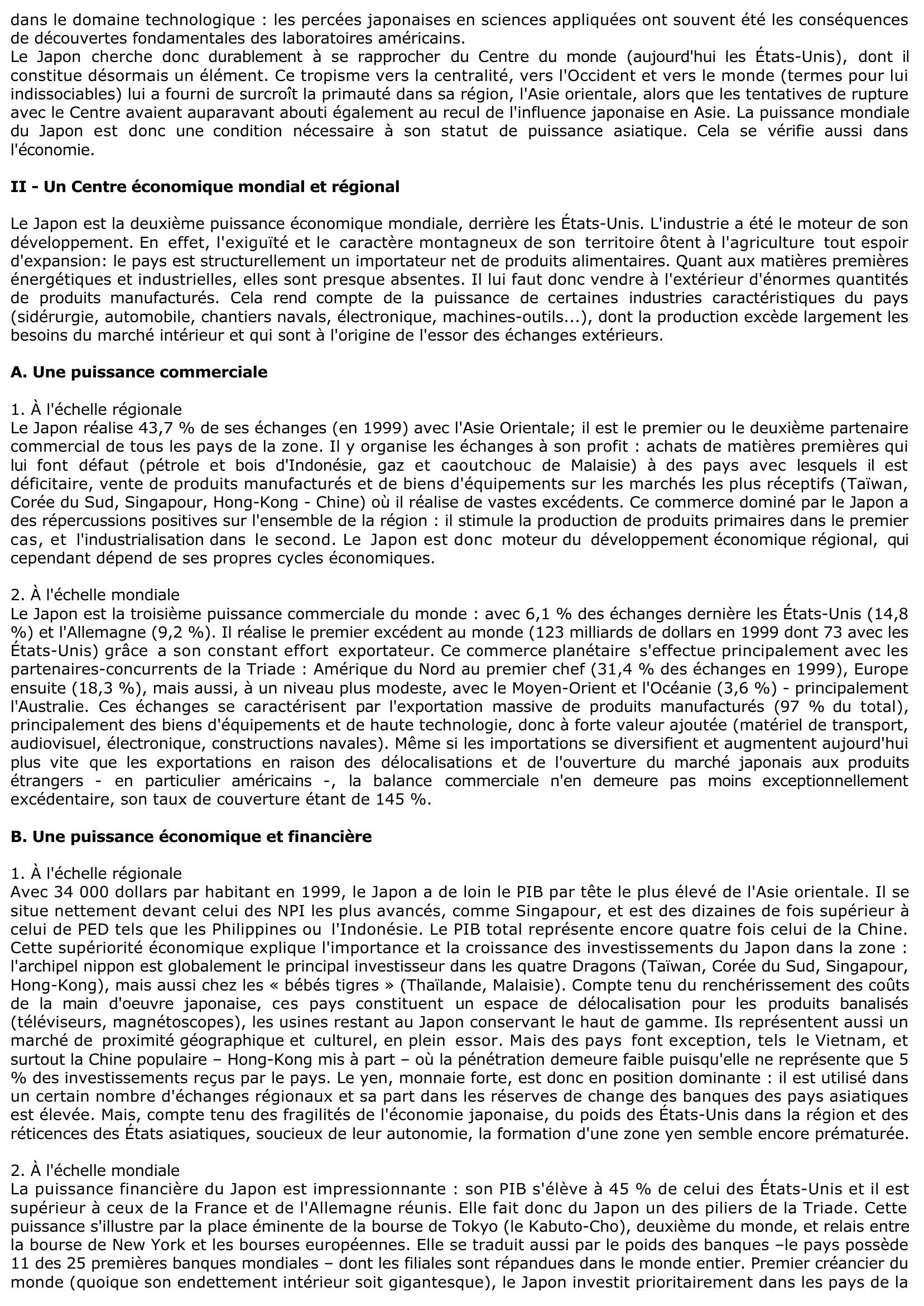 Prévisualisation du document Le Japon: puissance asiatique, puissance 

mondiale ?