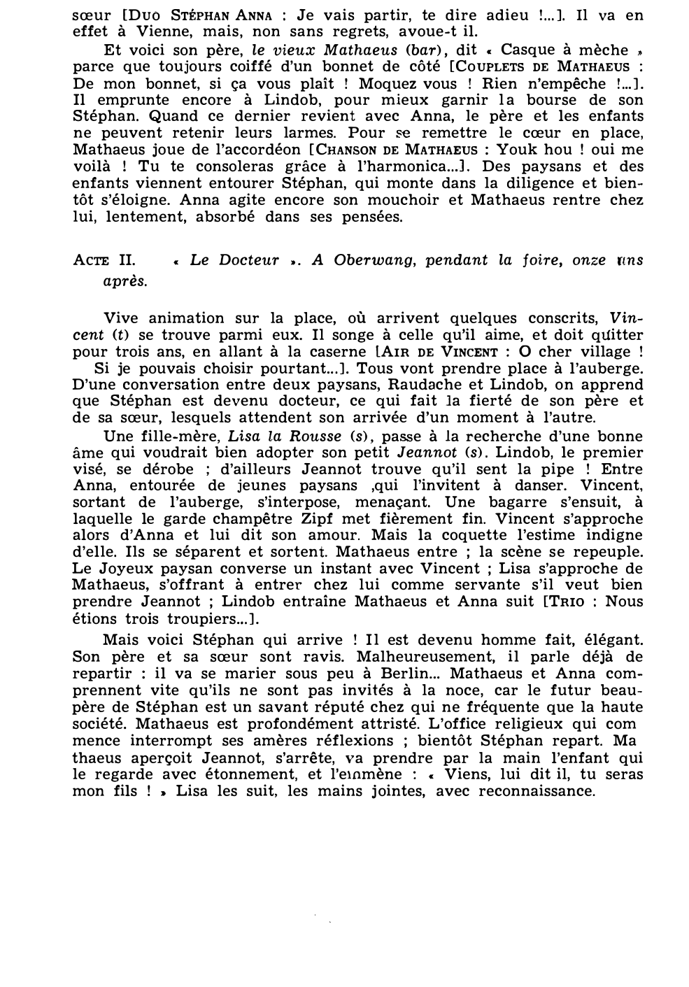 Prévisualisation du document LE JOYEUX PAYSAN de Léo Fall (résumé et analyse de l’œuvre – Répertoire lyrique)