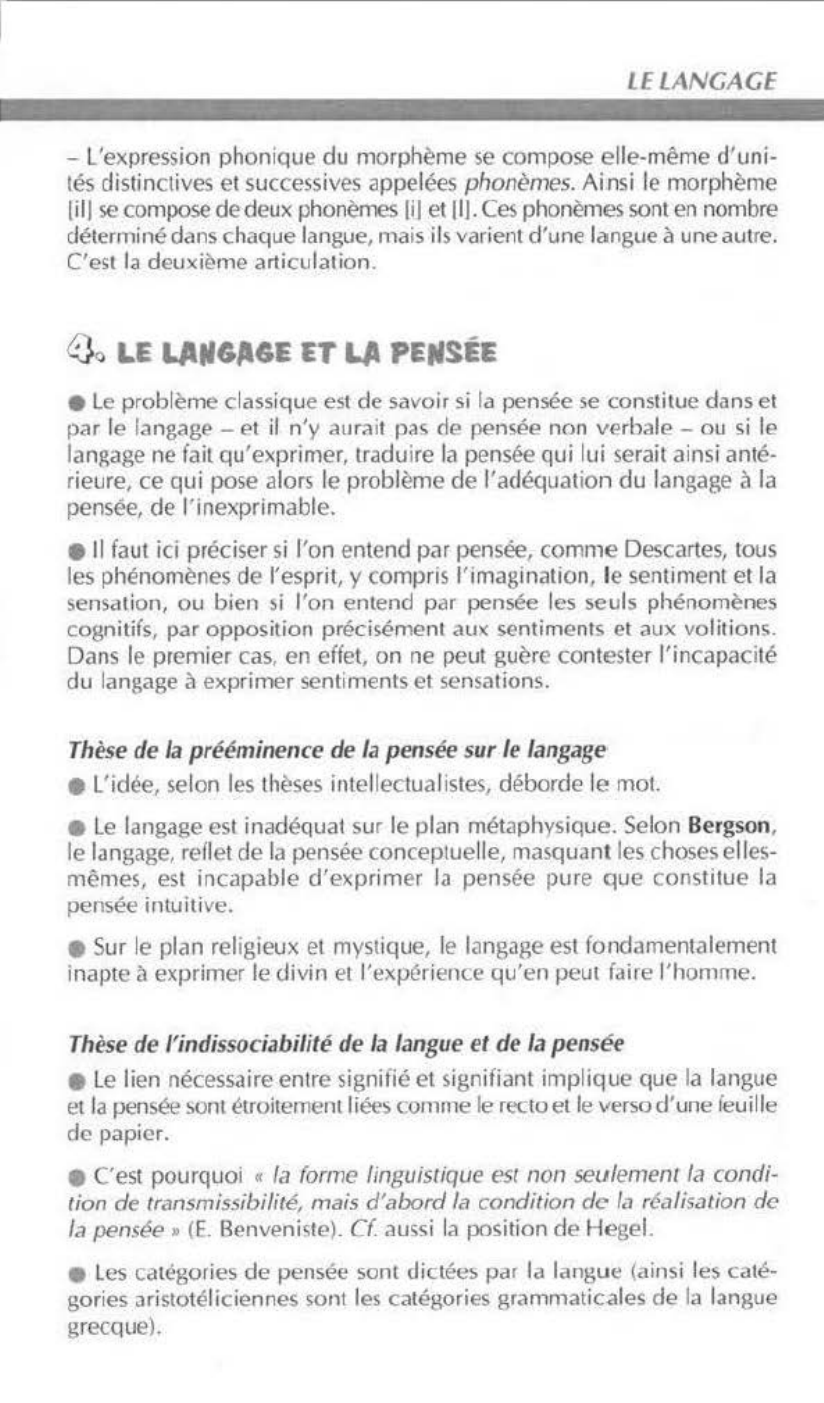 Prévisualisation du document LE LANGAGE