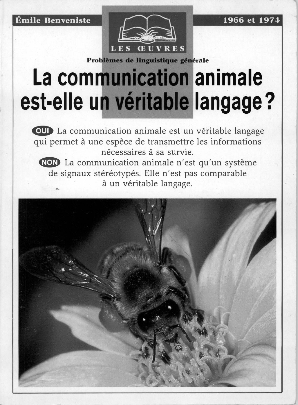 Prévisualisation du document Le langage animal est-il un véritable langage ?