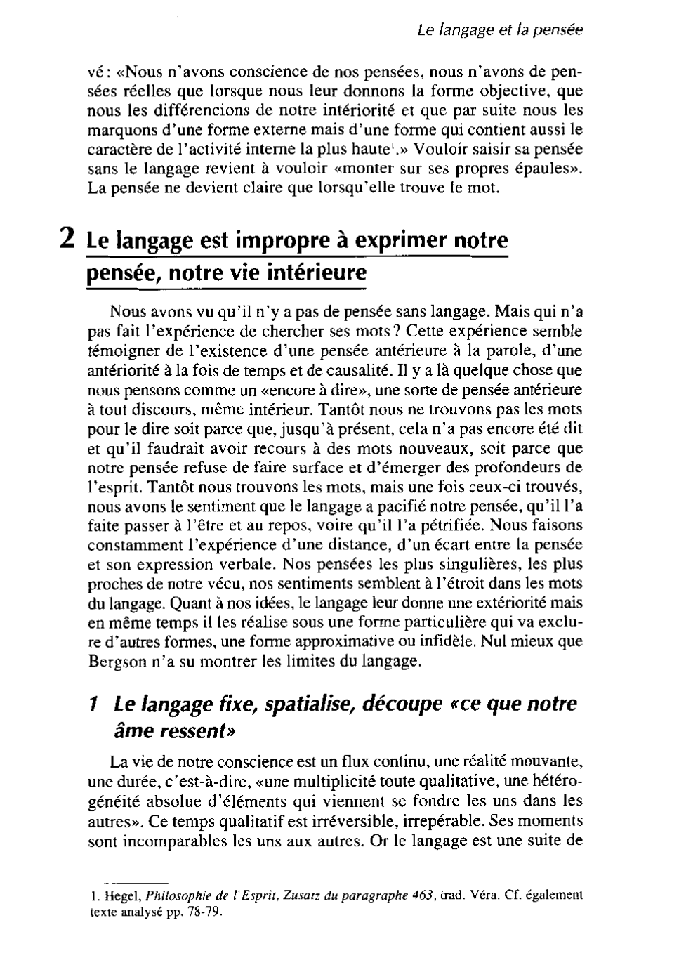 Prévisualisation du document Le langage et la pensée