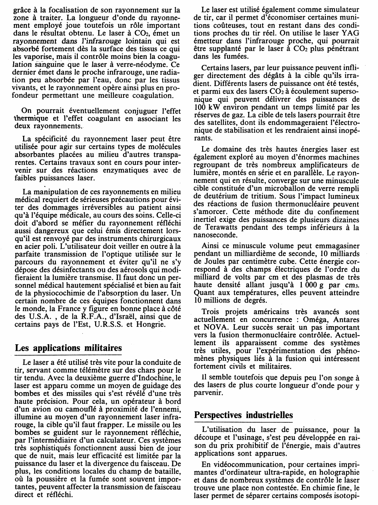 Prévisualisation du document LE LASER