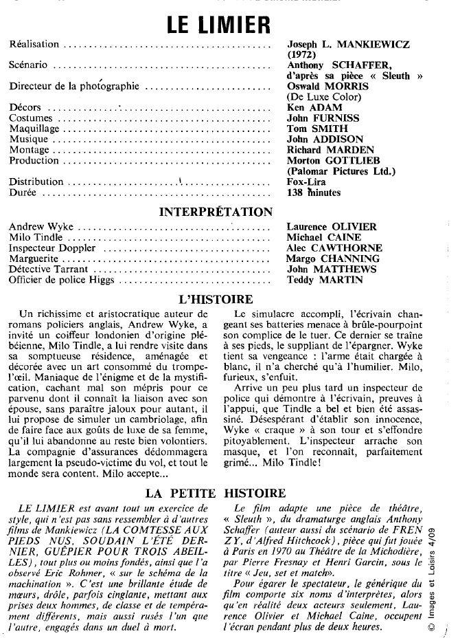 Prévisualisation du document LE LIMIER