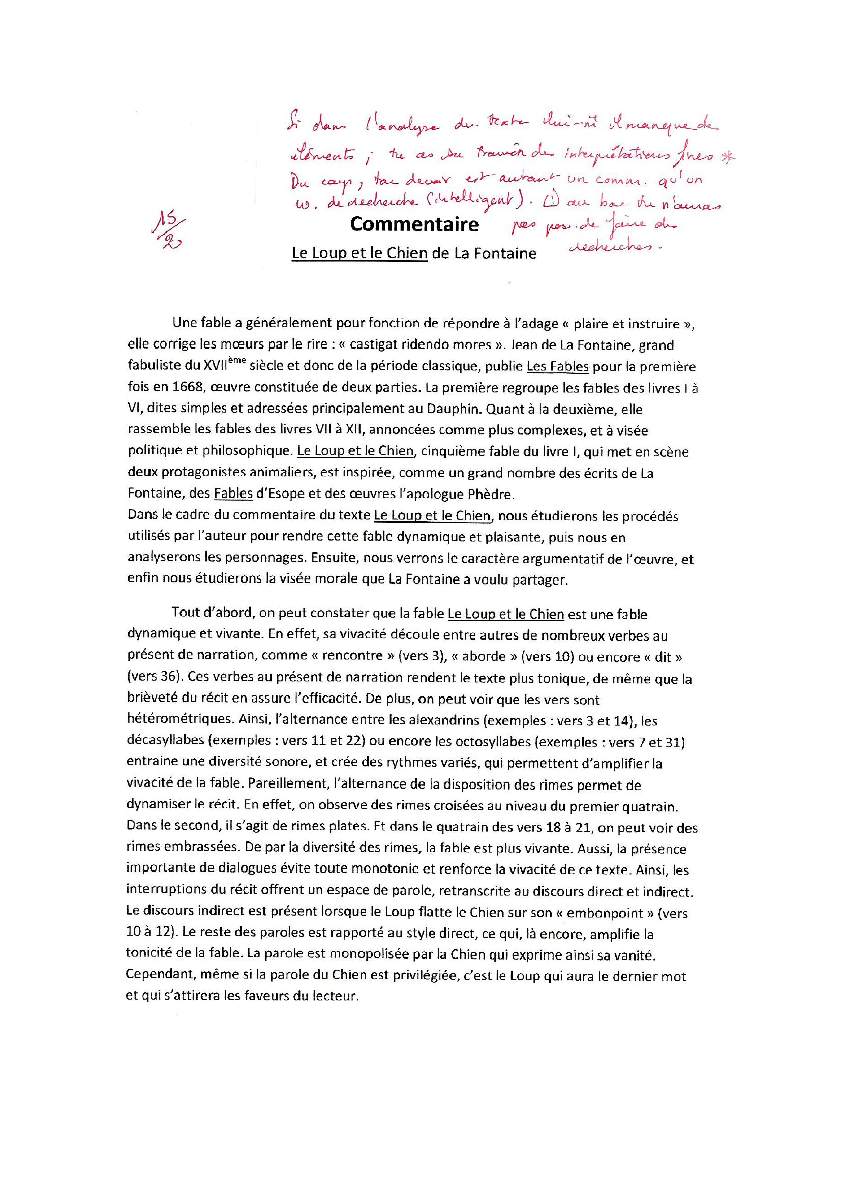 Prévisualisation du document LE LOUP ET LE CHIEN de La Fontaine