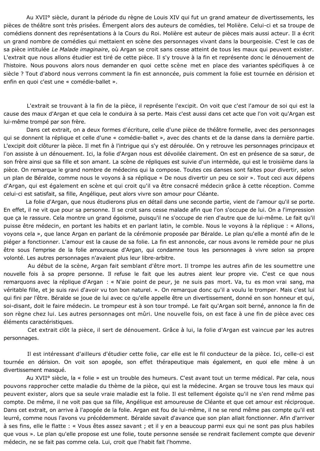 Prévisualisation du document 	Le malade imaginaire, acte V scène 14 (Molière)