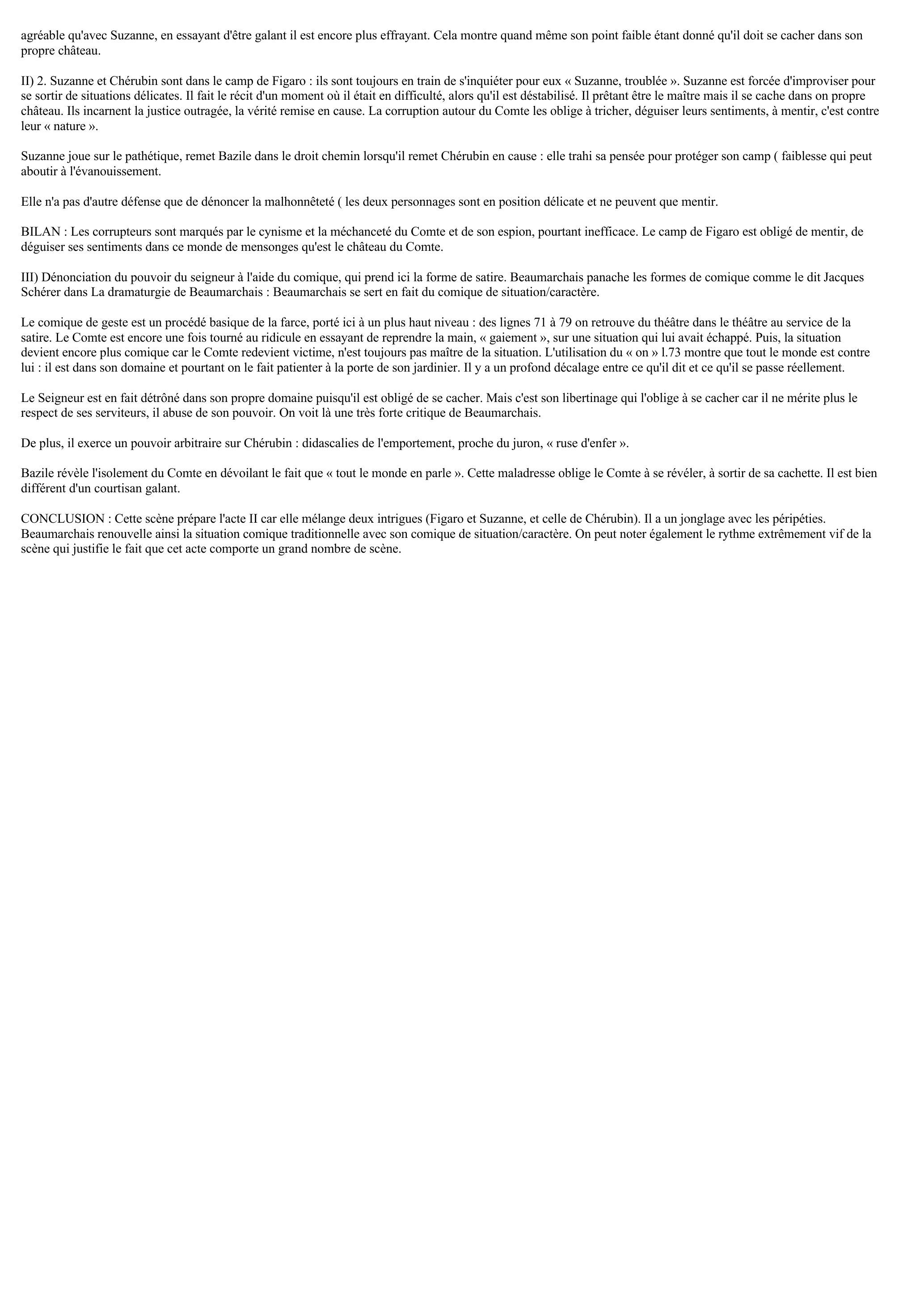 Prévisualisation du document Le Mariage de Figaro, Beaumarchais : Acte I, Scène 9