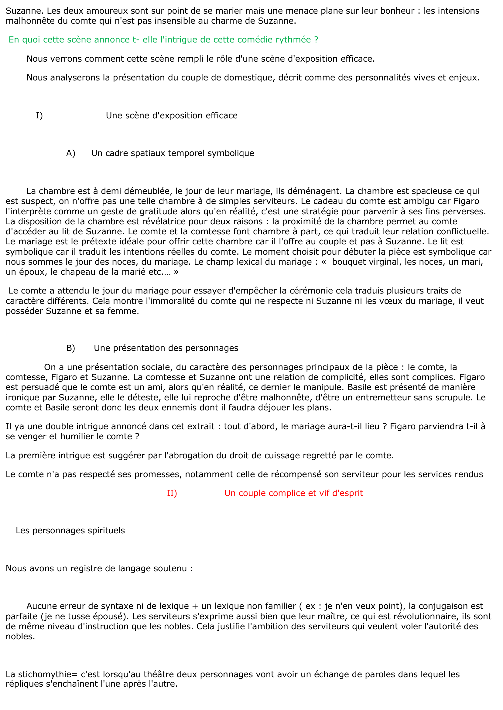 Prévisualisation du document Le mariage de Figaro, une comédie des Lumières