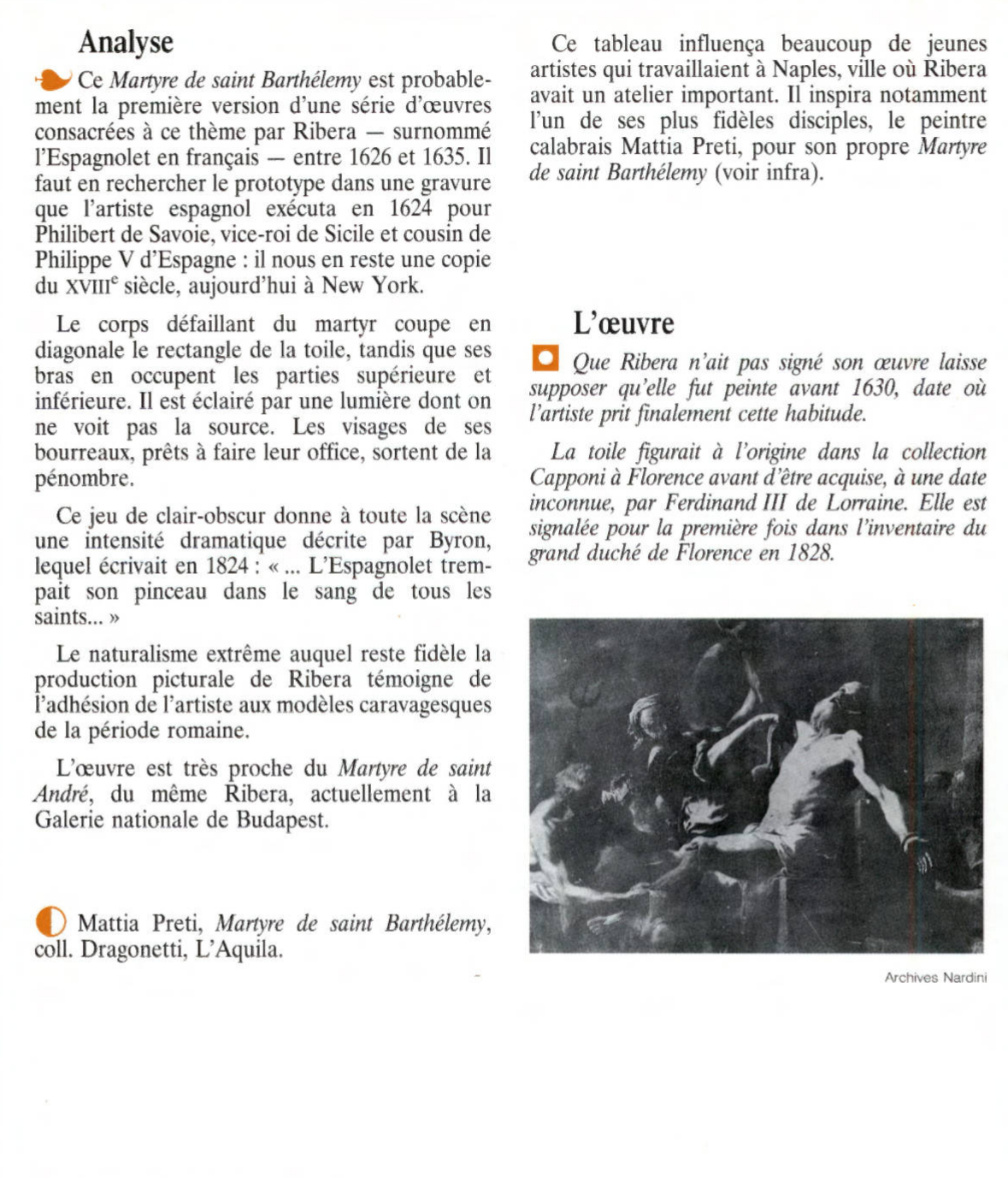 Prévisualisation du document LE MARTYRE DE SAINT BARTHÉLEMY de RIBERA