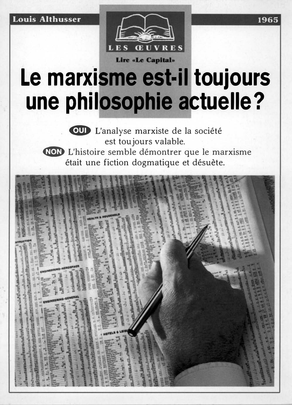 Prévisualisation du document Le marxisme est-il toujours une philosophie actuelle ?