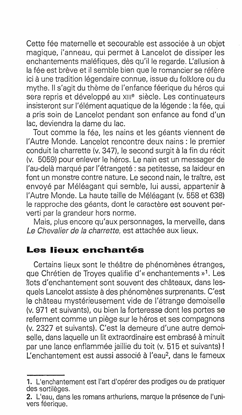 Prévisualisation du document Le merveilleux dans Le Chevalier de la charrette de Chrétien de Troyes