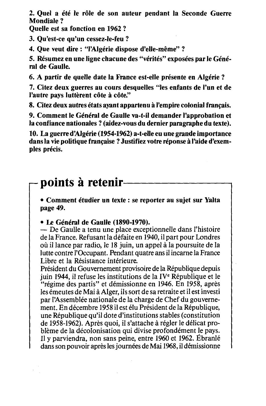 Prévisualisation du document LE MESSAGE DU GÉNÉRAL DE GAULLE AVANT LE RÉFÉRENDUM SUR LES ACCORDS D'ÉVIAN