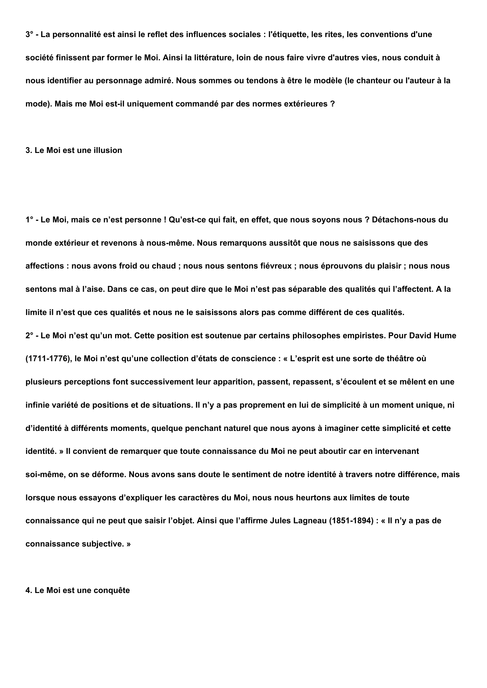 Prévisualisation du document Le moi