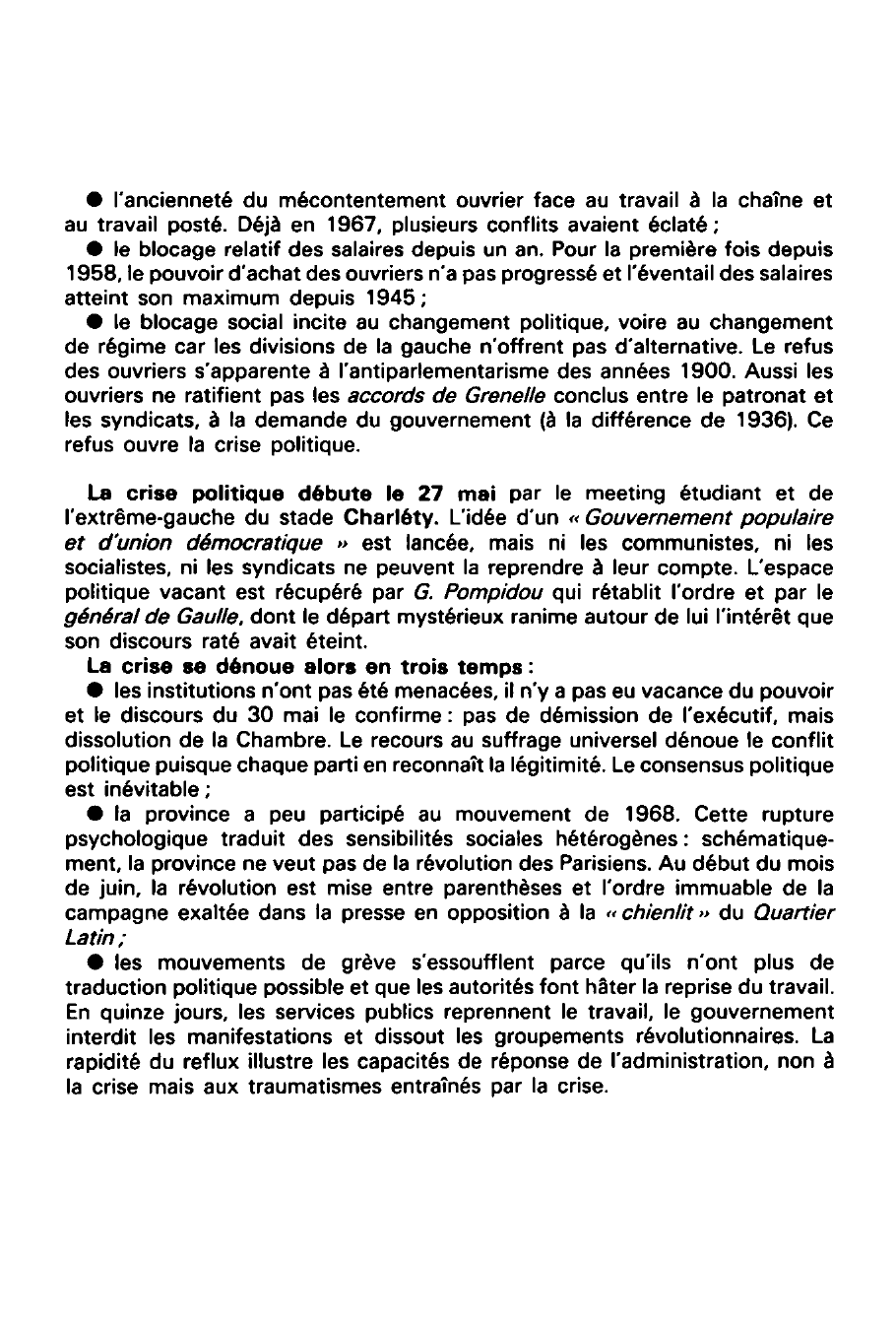 Prévisualisation du document Le moment mai 68 en France