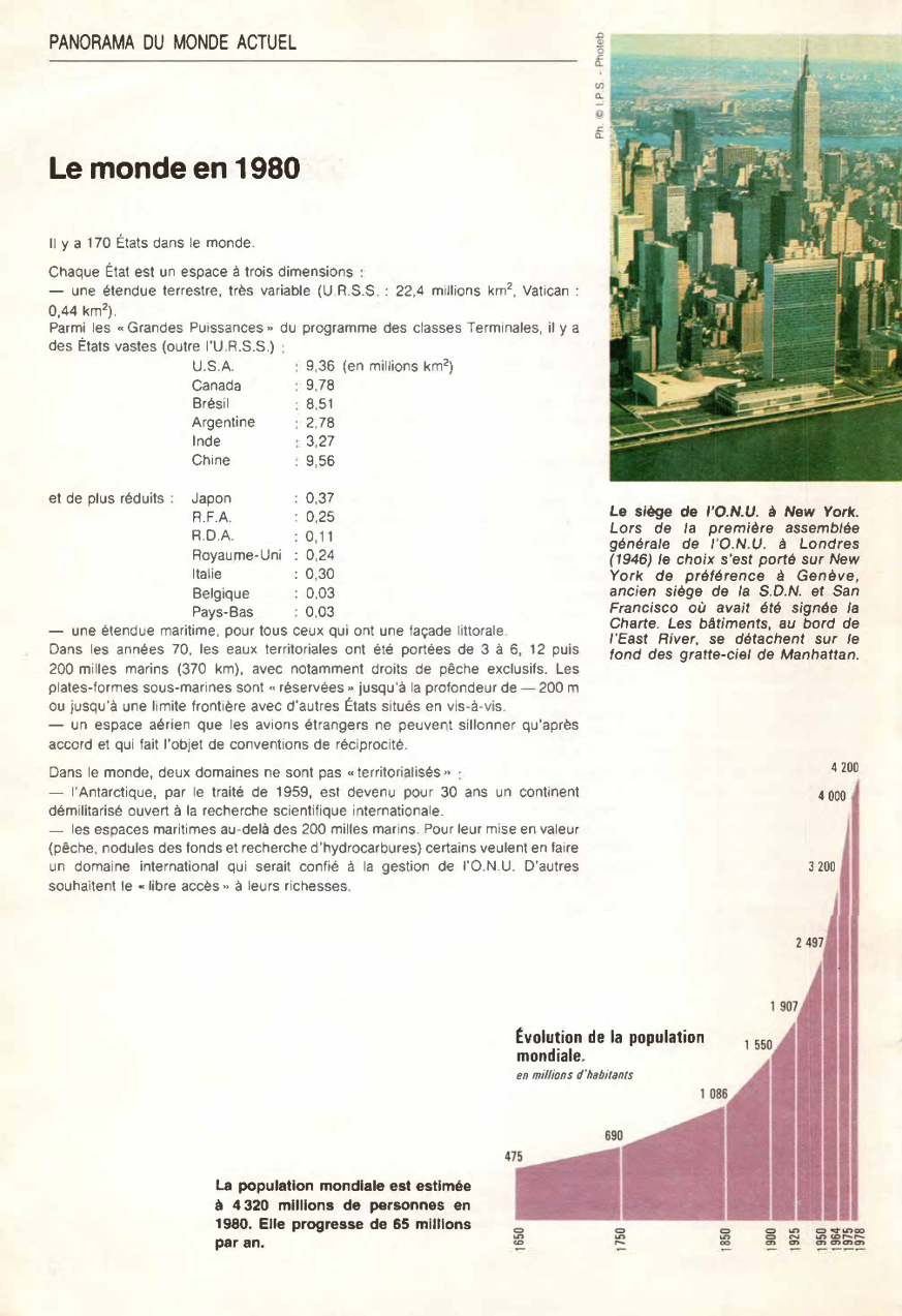 Prévisualisation du document Le monde en 1980 (en 1980)
