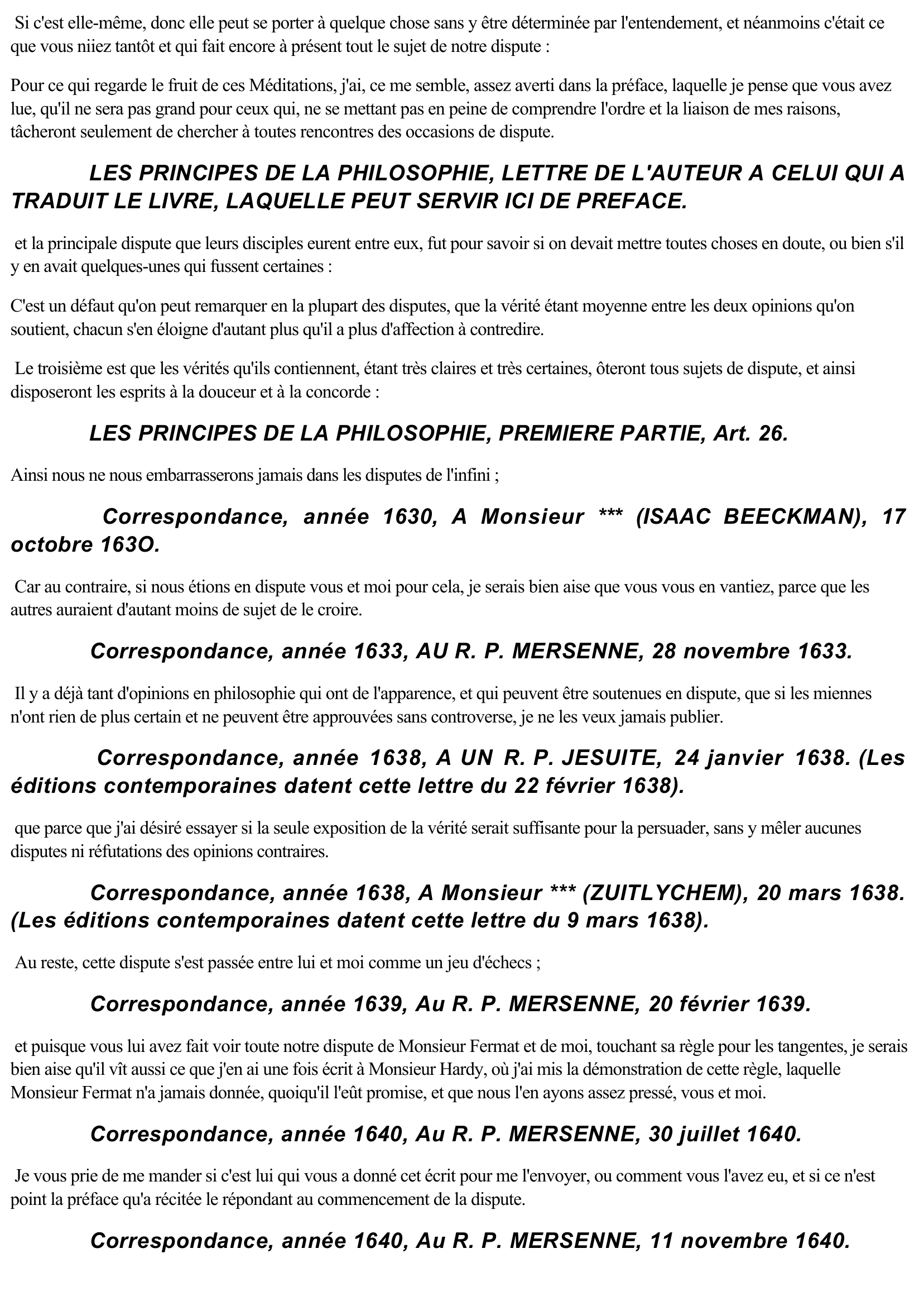 Prévisualisation du document Le mot "dispute" dans l'oeuvre de DESCARTES