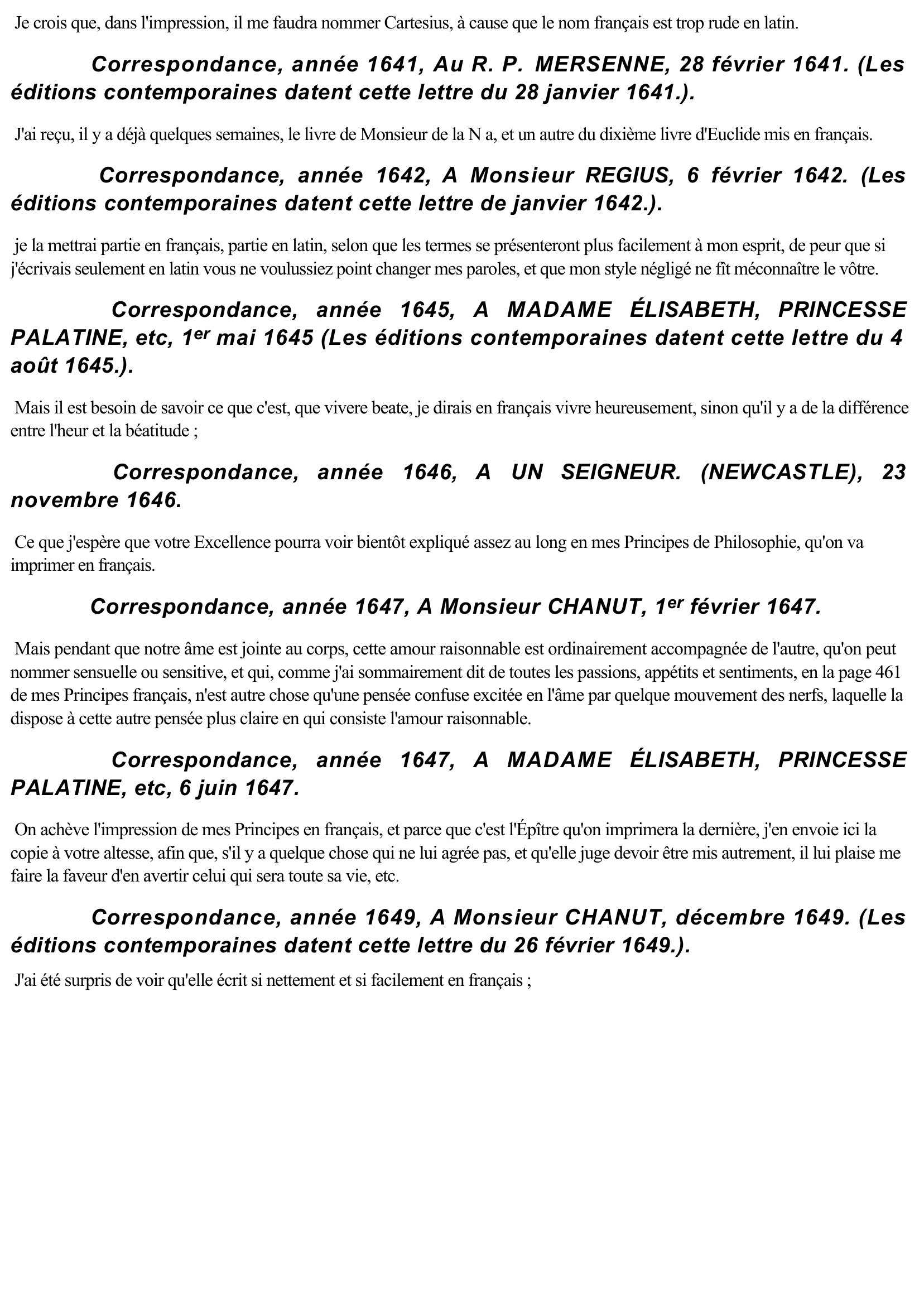 Prévisualisation du document Le mot "français" dans l'oeuvre de DESCARTES