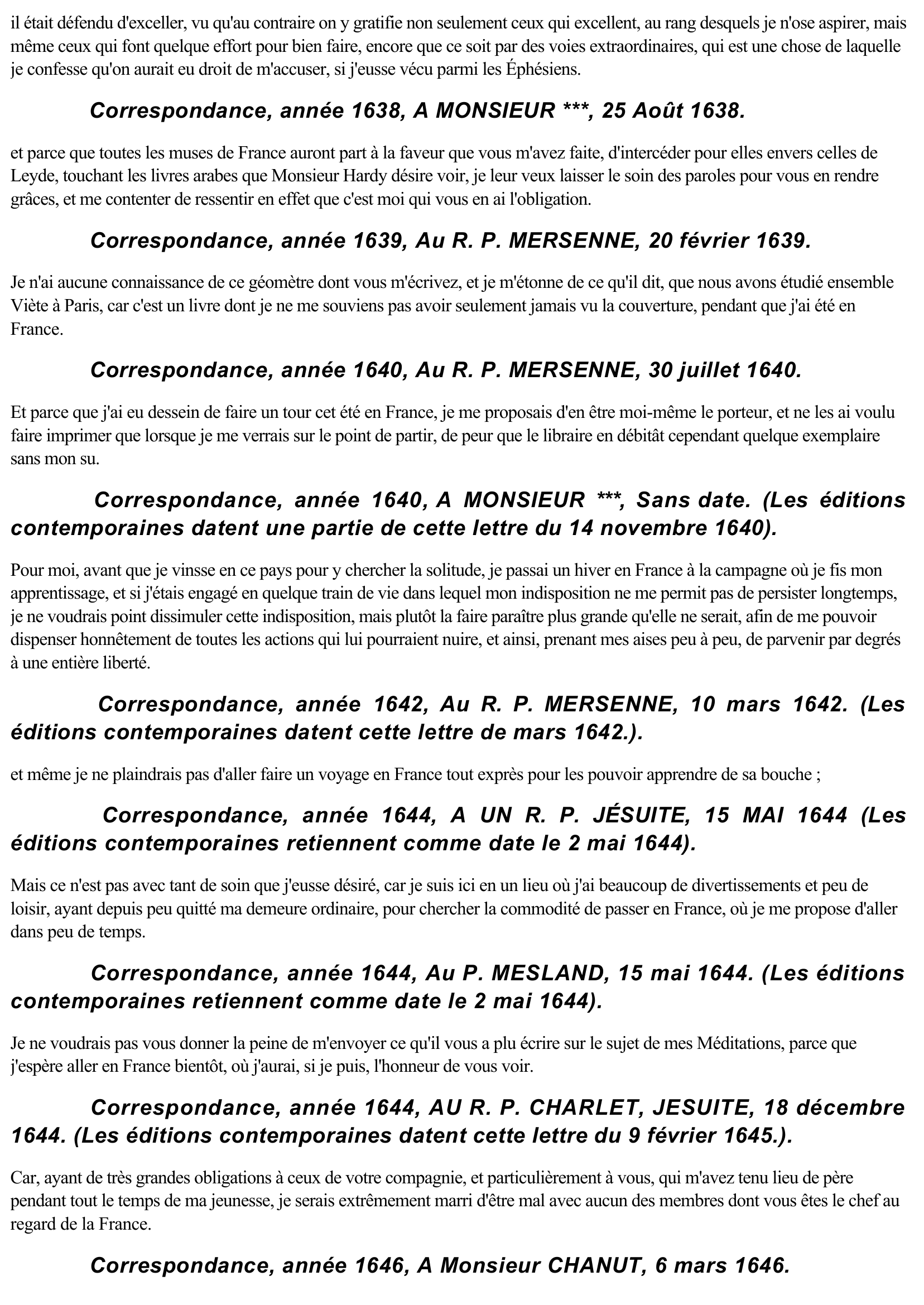 Prévisualisation du document Le mot "France" dans l'oeuvre de DESCARTES