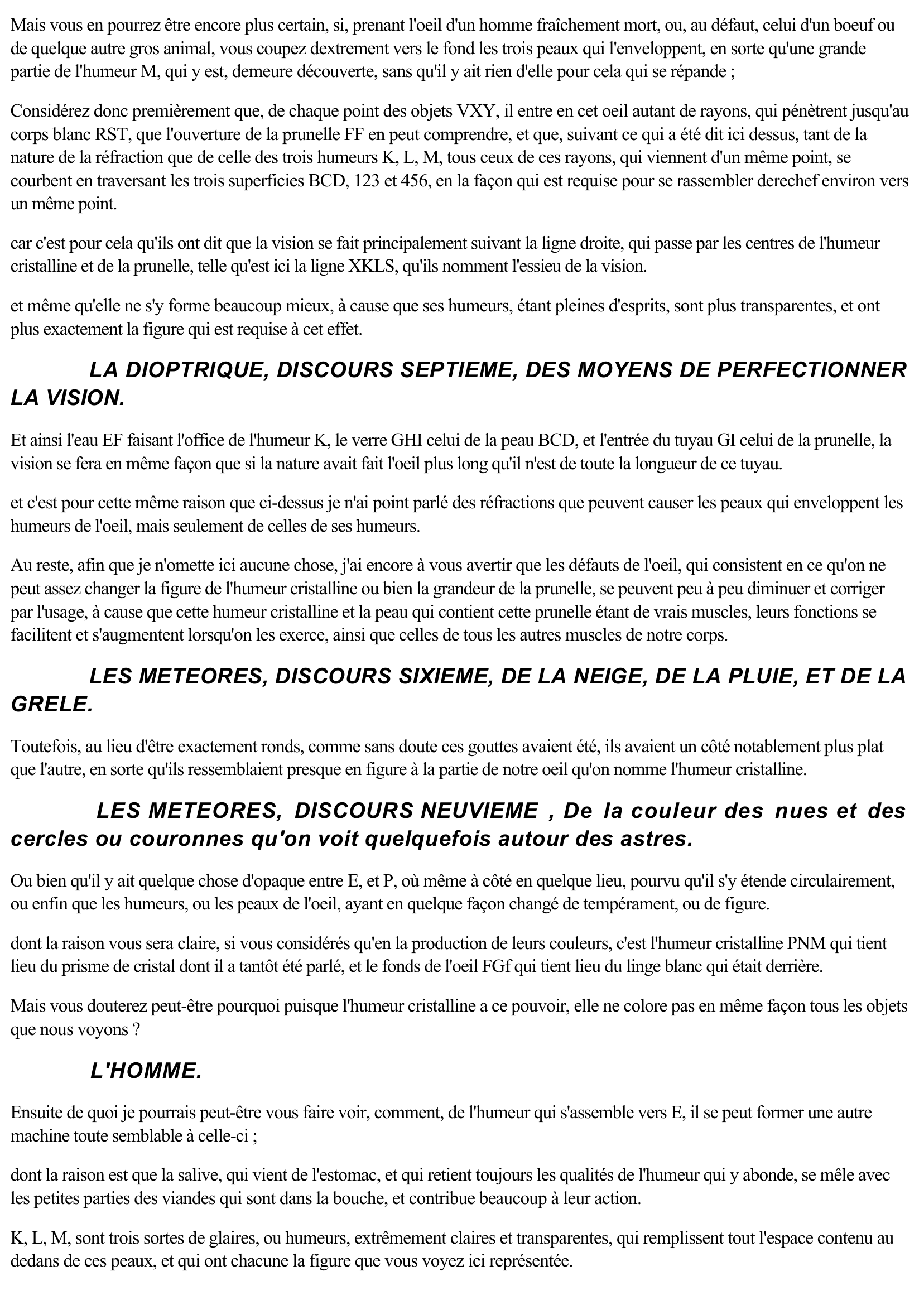 Prévisualisation du document Le mot "humeur" chez René DESCARTES