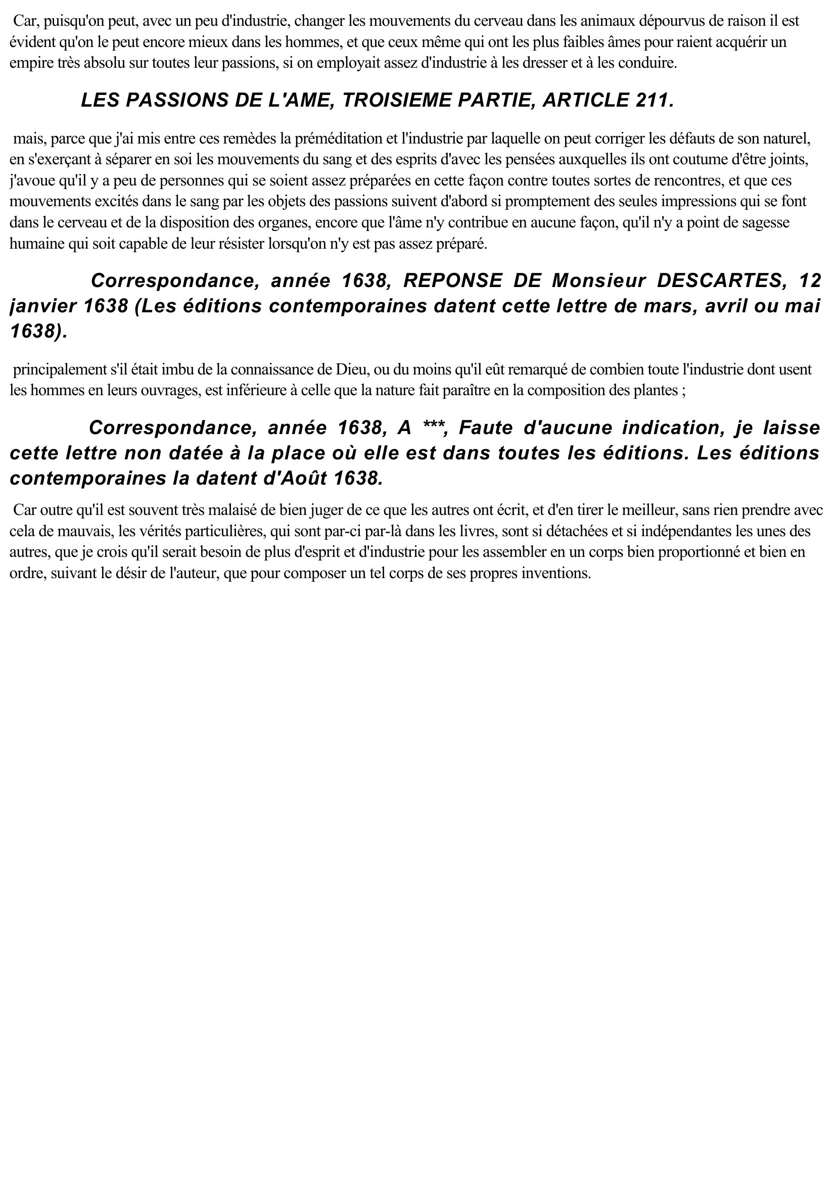Prévisualisation du document Le mot "industrie" dans l'oeuvre de René DESCARTES