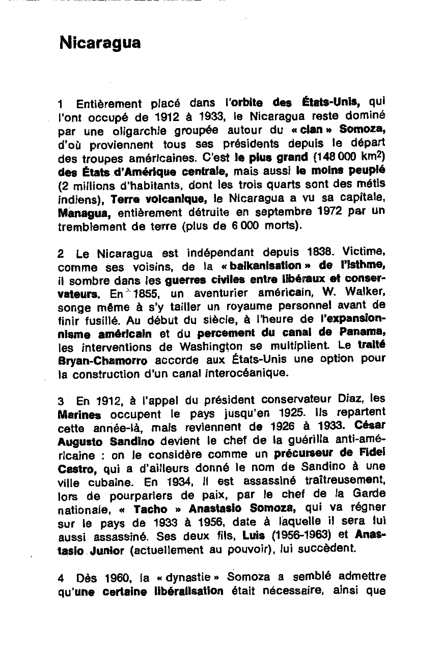 Prévisualisation du document LE NICARAGUA