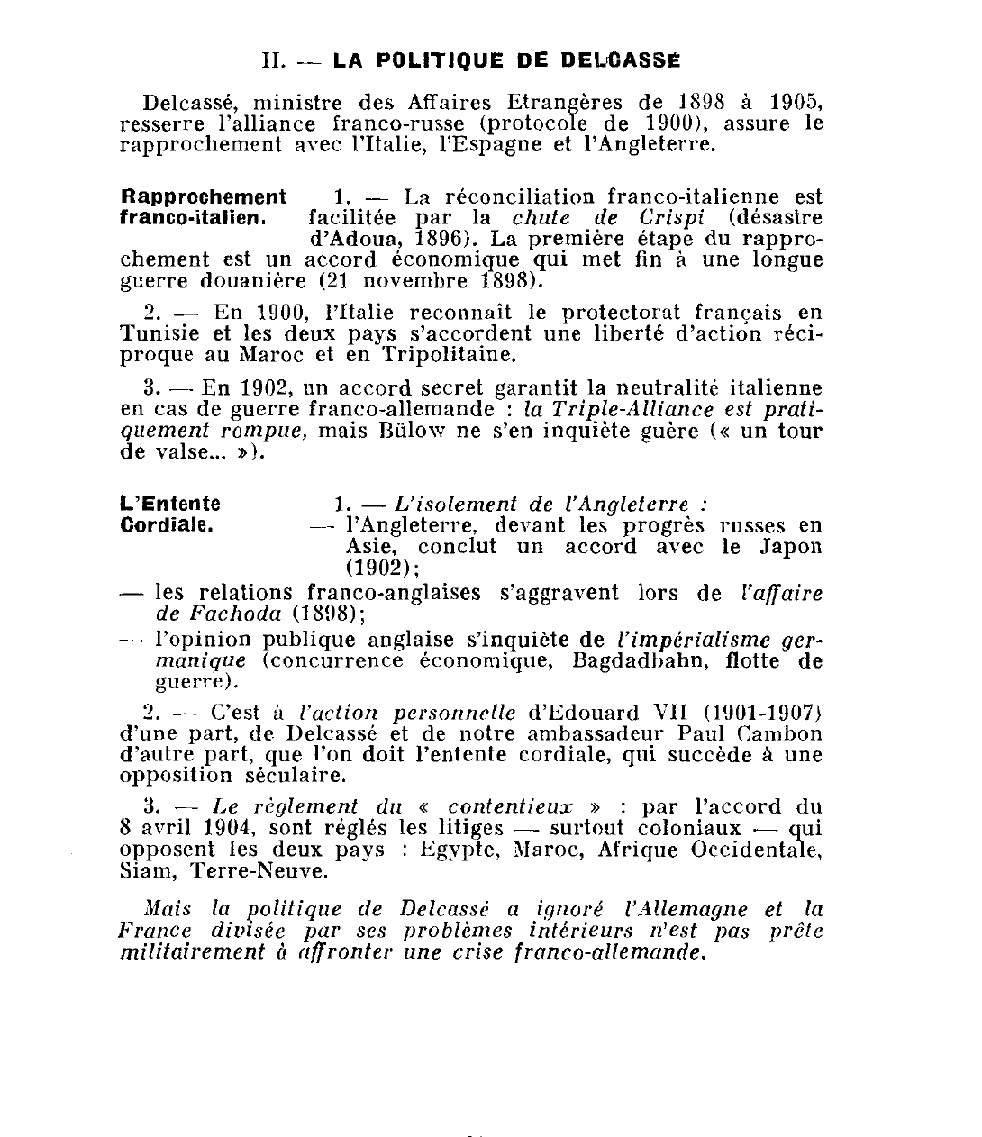 Prévisualisation du document LE NOUVEL ÉQUILIBRE EUROPÉEN (1890 = 1904) - HISTOIRE