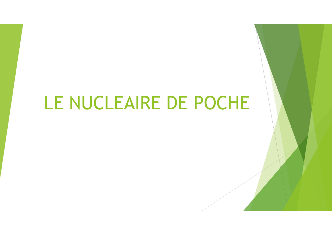 Prévisualisation du document Le nucléaire de poche