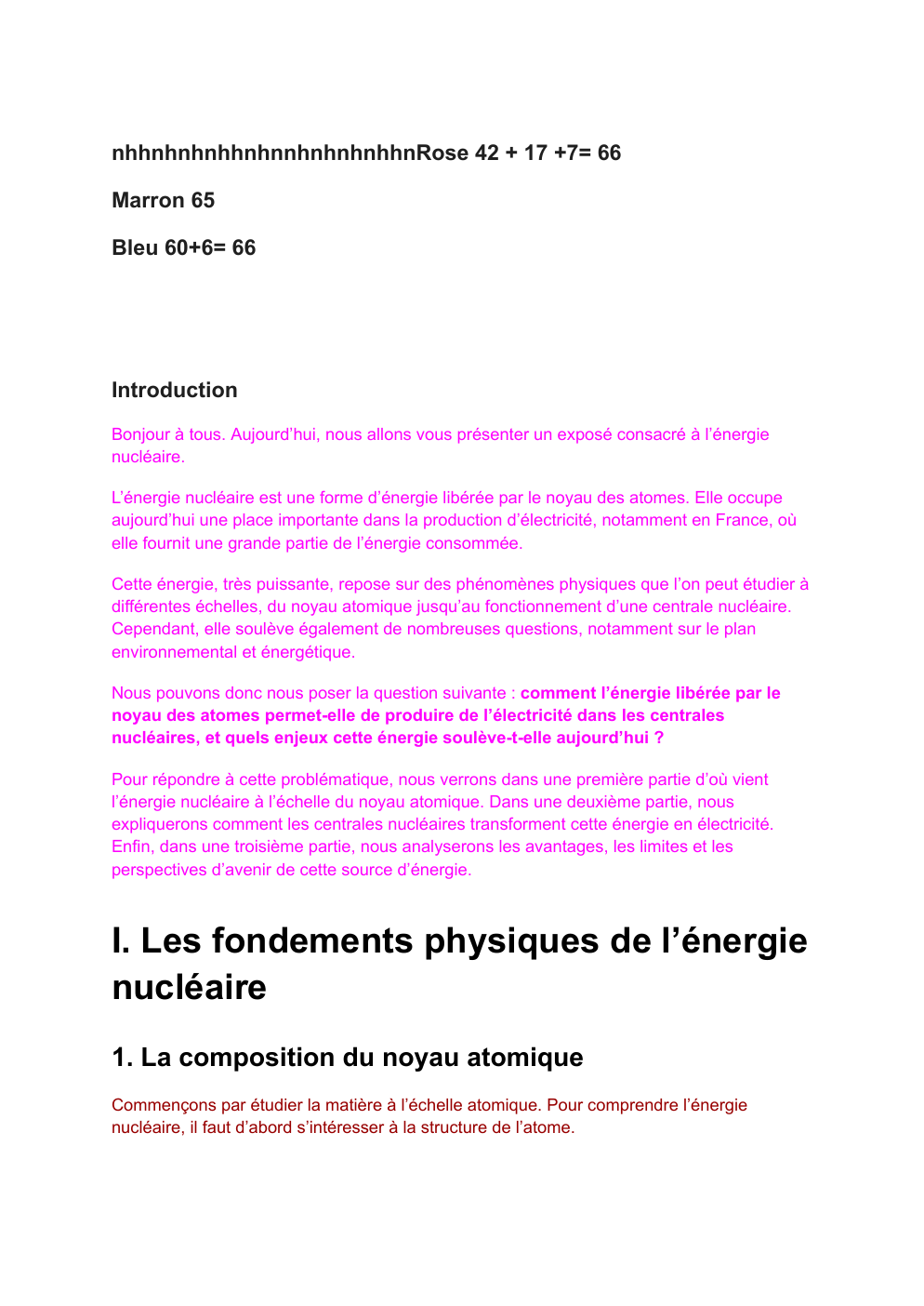 Prévisualisation du document Le nucléaire