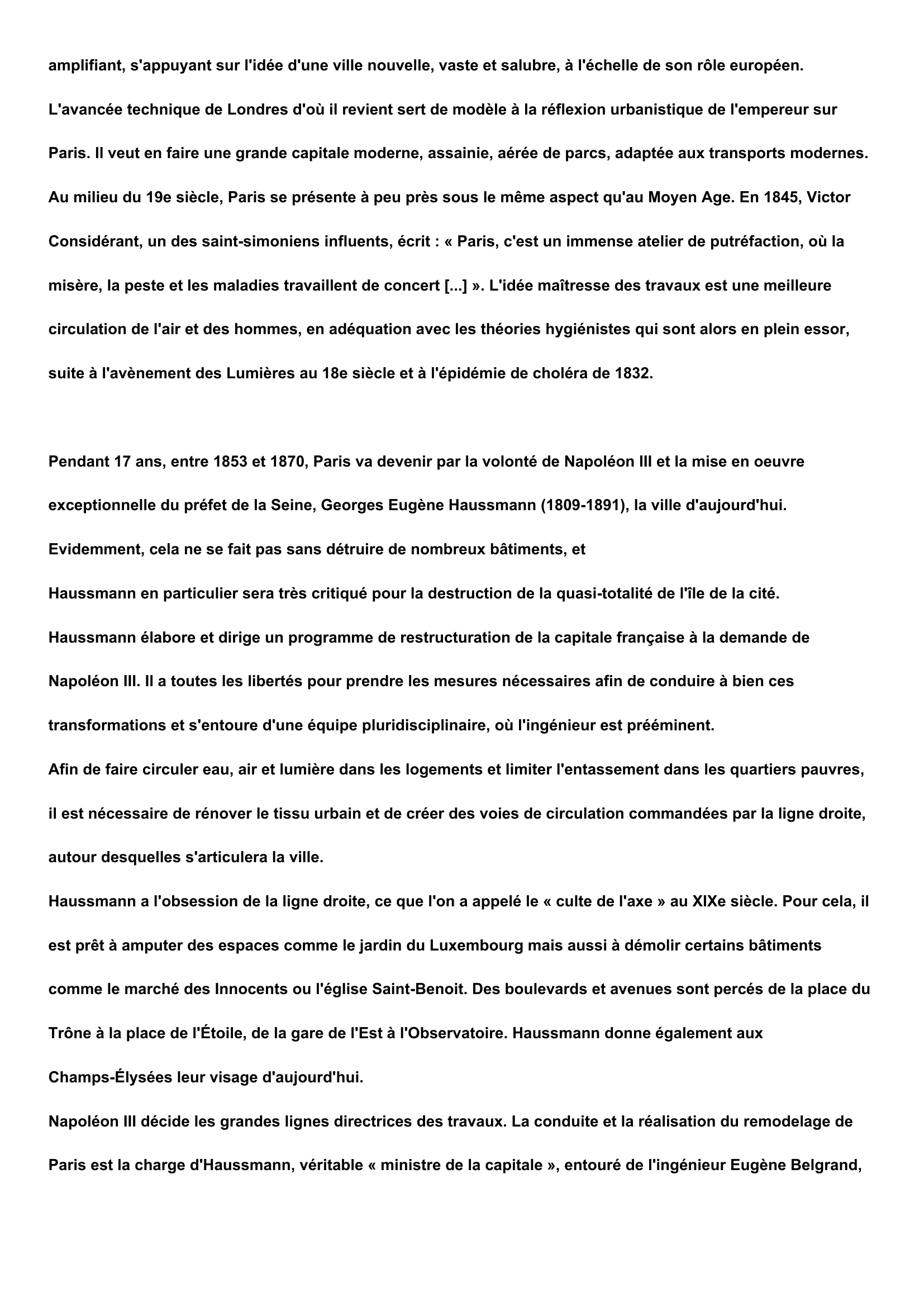 Prévisualisation du document Le Paris d'Haussmann