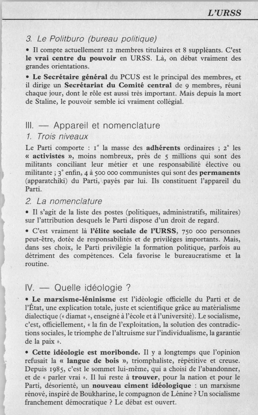 Prévisualisation du document LE PARTI COMMUNISTE  D'UNION SOVIÉTIQUE (PCUS)