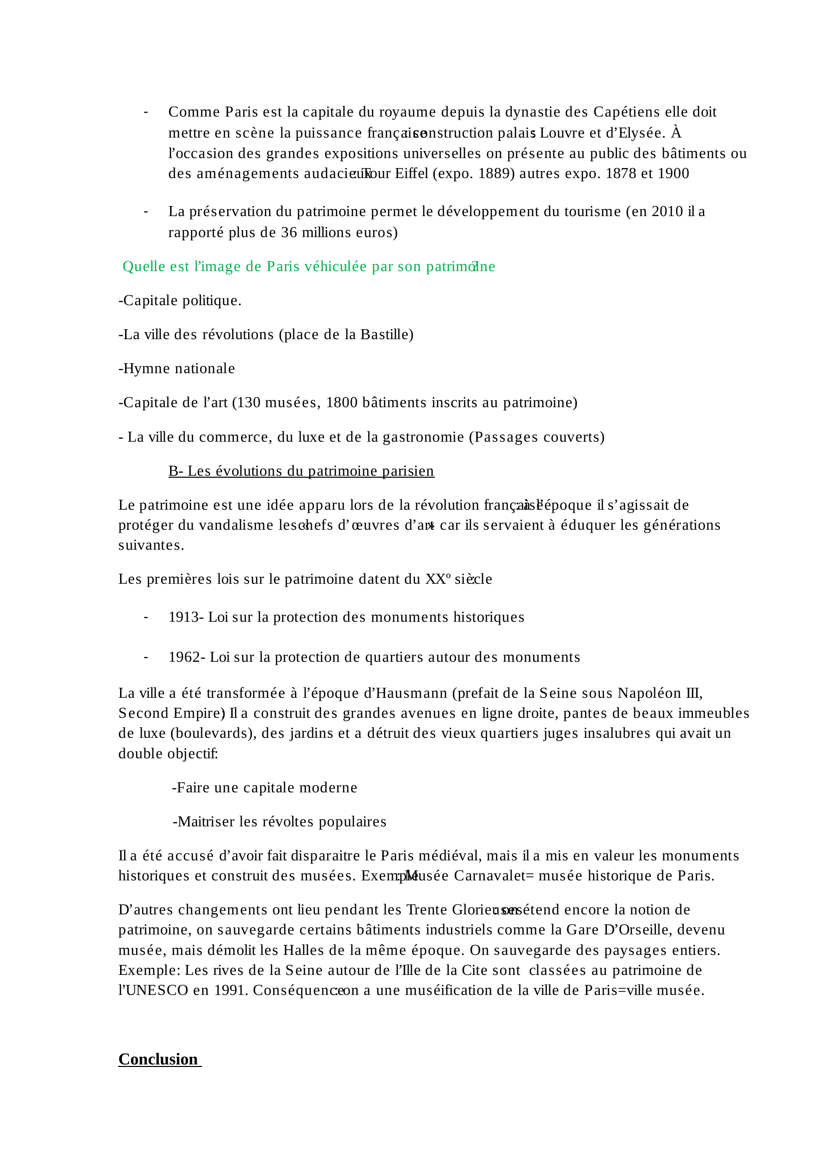 Prévisualisation du document LE PATRIMOINE : LECTURE HISTORIQUE