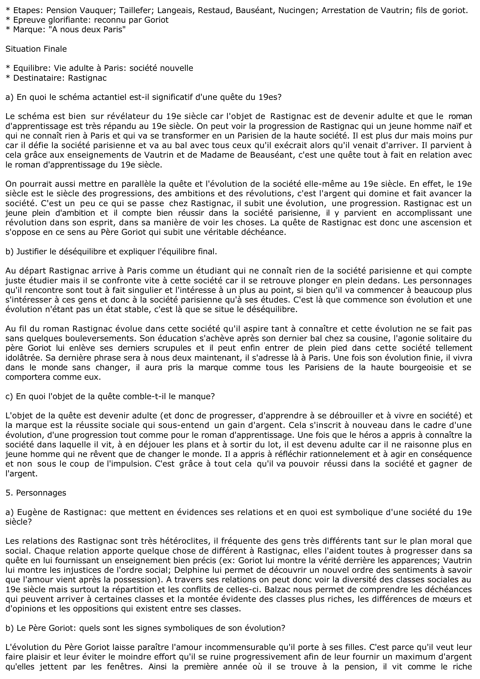 Prévisualisation du document Le Père Goriot Et Germinal : Synthèse