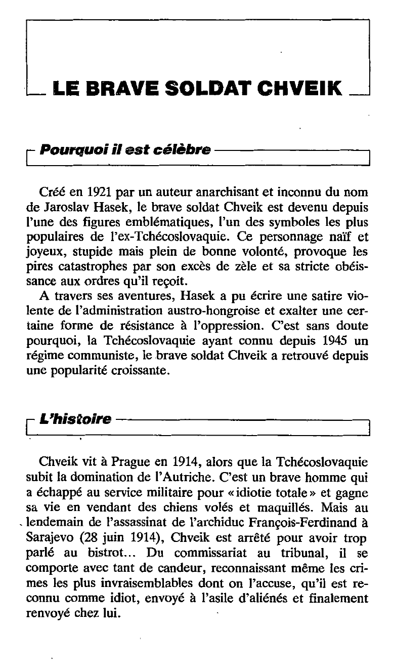 Prévisualisation du document Le personnage de CHVEIK