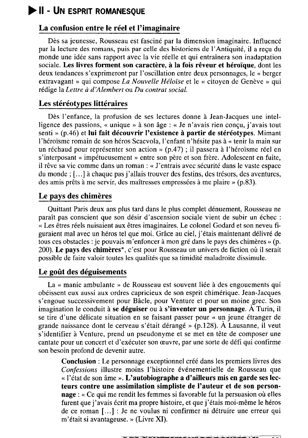 Prévisualisation du document Le personnage de Jean-Jacques dans les Confessions de Rousseau