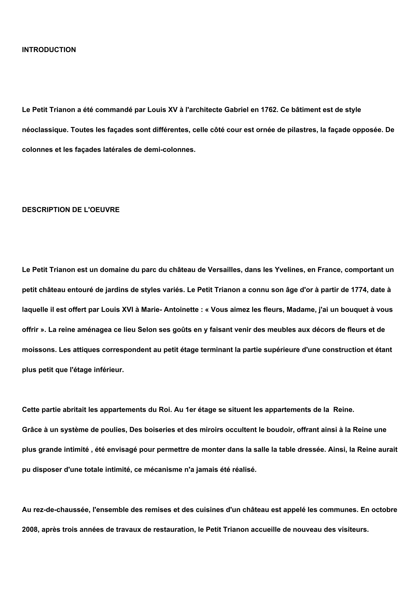 Prévisualisation du document Le petit Trianon
