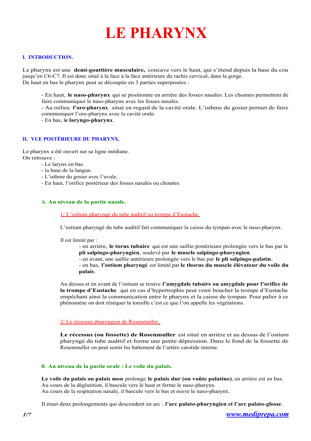 Prévisualisation du document LE PHARYNX