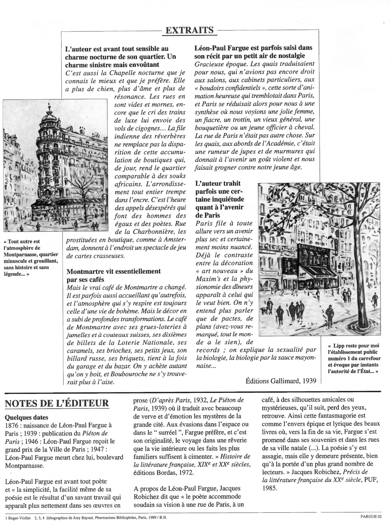 Prévisualisation du document Le Piéton de Paris