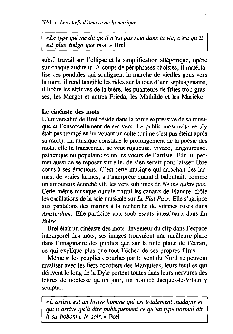 Prévisualisation du document Le Plat Pays 1962 Jacques Brel (1929-1978)