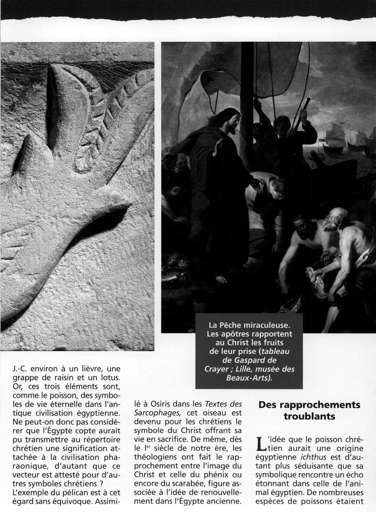 Prévisualisation du document Le poisson : un symbole  chrétien d'origine égyptienne ?