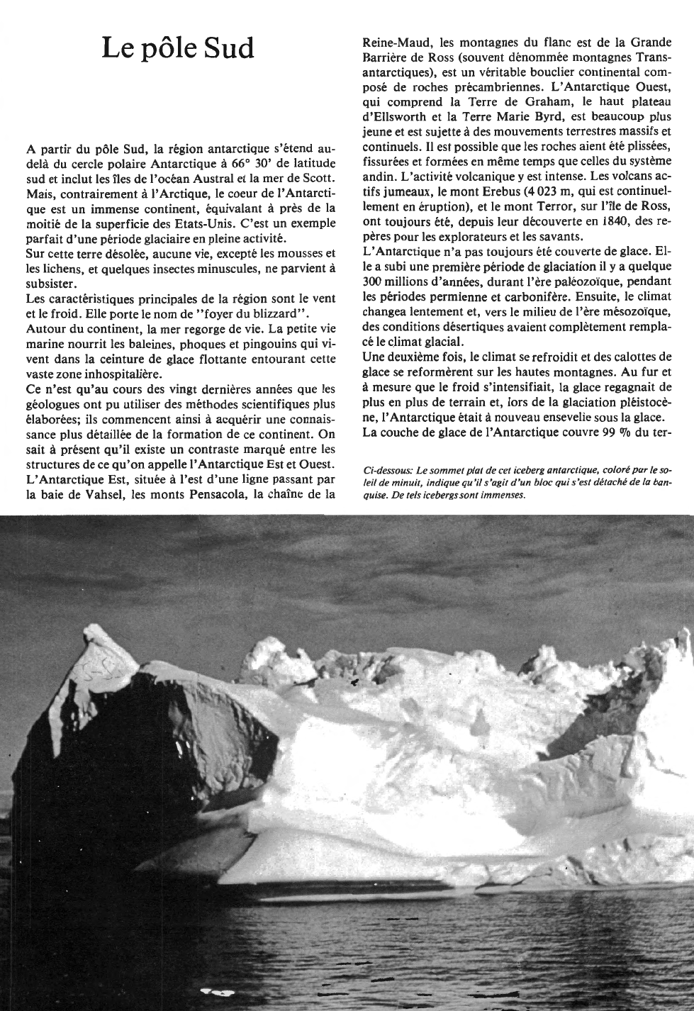 Prévisualisation du document Le pôle Sud