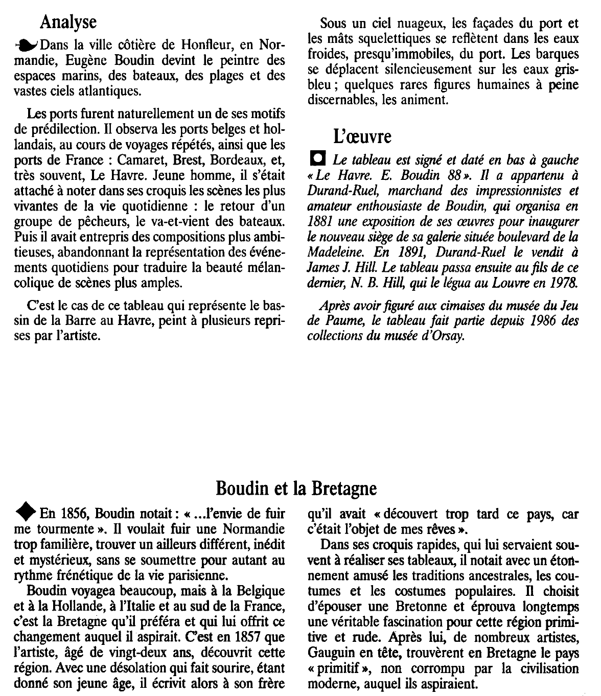Prévisualisation du document LE PORT DU HAVRE (BASSIN DE LA BARRE) de BOUDIN